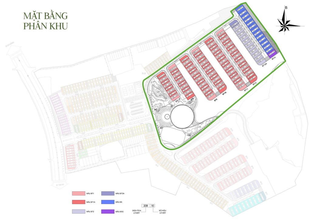 Mặt bằng phân khu La Palma